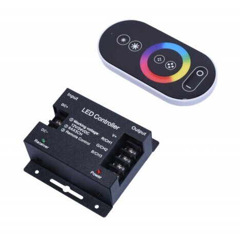 DIMMER TOUCH LED RGB 12V-24V CU TELECOMANDA