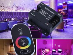 DIMMER TOUCH LED RGB 12V-24V CU TELECOMANDA